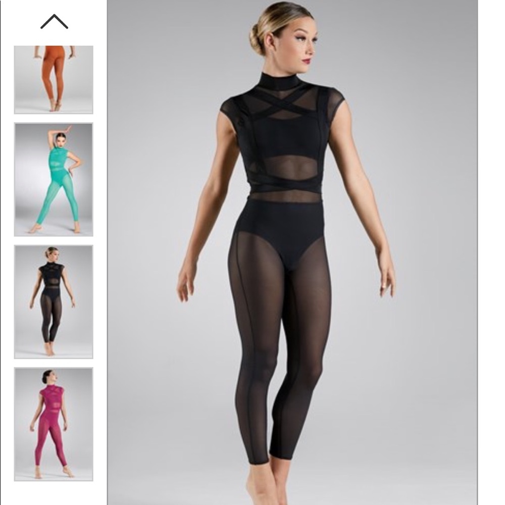 Weissman adult small unitard leotard dance wear